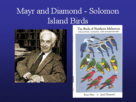 Slide #4. Mayr and Diamond - Solomon