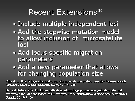 Slide #20. Recent Extensions*