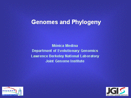 Slide #1. Genomes and Phylogeny<BR>