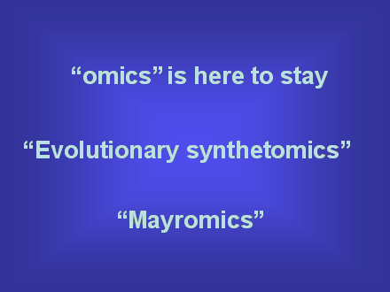 Slide #66. "omics"