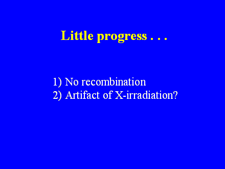 Slide #29. Little progress . . .