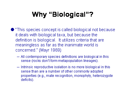 Slide #31. Why Biological?